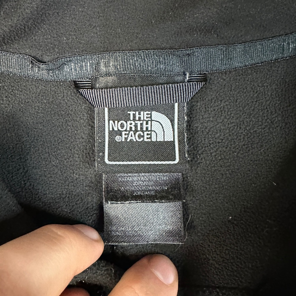 The North Face Womens XL TKA 100 Full Zip Fleece Jacket Black Mock Neck Outdoor - Picture 4 of 8